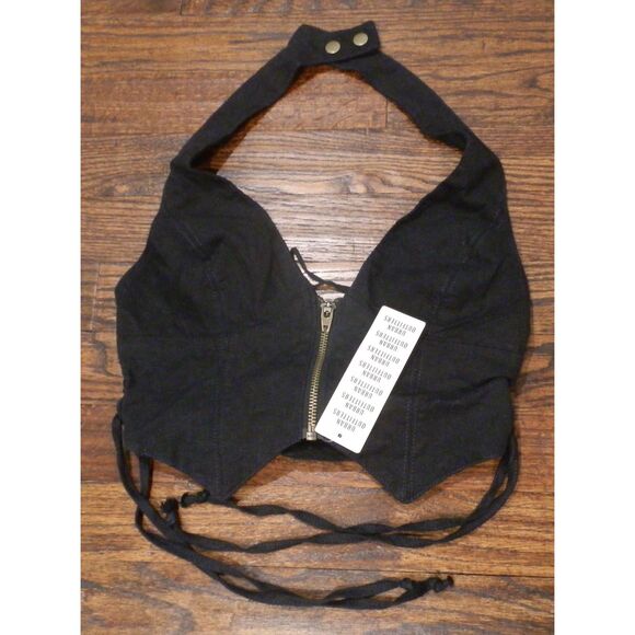 Urban Outfitters Black Top Women's Size Small NWT - Picture 1 of 2